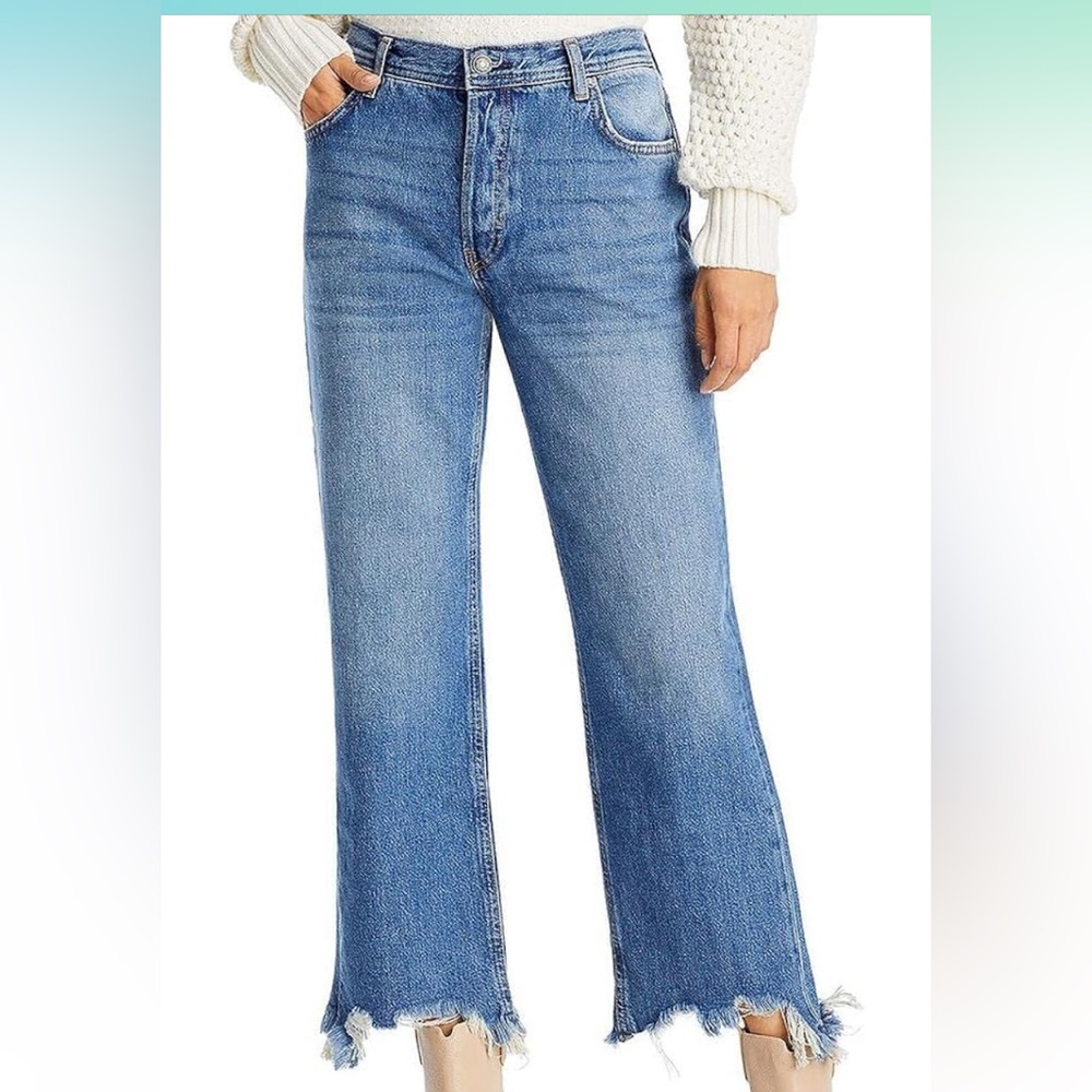 Free People We The Free Maggie Frayed Hem Jeans